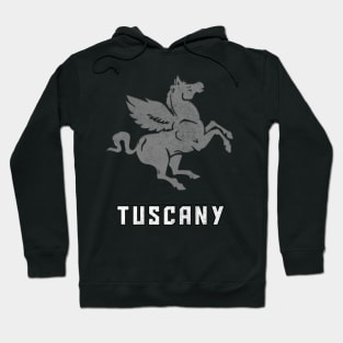 Tuscany/Toscana Italia / Italian Region Vintage Look Flag Hoodie